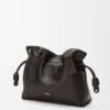 Panta Medium Flamenco Clutch in Shiny Calfskin Panta Medium Flamenco Clutch in Shiny Calfskin