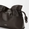 Panta Medium Flamenco Clutch in Shiny Calfskin Panta Medium Flamenco Clutch in Shiny Calfskin