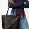 Panta Medium Puzzle Fold Tote in Shiny Calfskin Panta Medium Puzzle Fold Tote in Shiny Calfskin