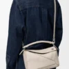 Panta Small Puzzle Bag in Shiny Calfskin