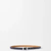Pebble Belt in Smooth Calfskin