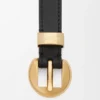 Pebble Belt in Smooth Calfskin