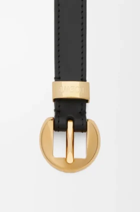 Pebble Belt in Smooth Calfskin