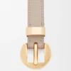 Pebble Belt in Smooth Calfskin