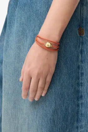 Pebble Bracelet in Calfskin