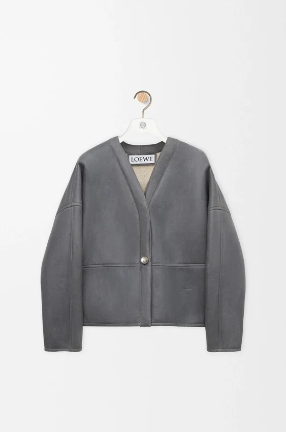 Pebble Cardigan in Shearling Pebble Cardigan in Shearling