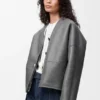 Pebble Cardigan in Shearling Pebble Cardigan in Shearling