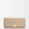 Pebble Continental Wallet in Shiny Nappa Calfskin Pebble Continental Wallet in Shiny Nappa Calfskin