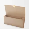 Pebble Continental Wallet in Shiny Nappa Calfskin Pebble Continental Wallet in Shiny Nappa Calfskin