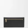 Pebble Continental Wallet in Shiny Nappa Calfskin Pebble Continental Wallet in Shiny Nappa Calfskin