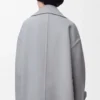 Pebble Peacoat in Wool