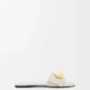 Pebble Slide in Soft Calfskin