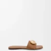 Pebble Slide in Soft Calfskin