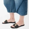 Pebble Slide in Soft Calfskin
