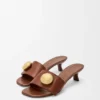 Pebble Slide in Soft Calfskin