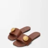 Pebble Slide in Soft Calfskin