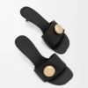 Pebble Slide in Soft Calfskin