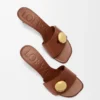 Pebble Slide in Soft Calfskin