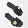 Pebble Slide in Soft Calfskin