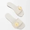 Pebble Slide in Soft Calfskin