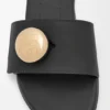Pebble Slide in Soft Calfskin