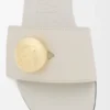 Pebble Slide in Soft Calfskin