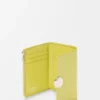 Pebble Small Vertical Wallet in Shiny Nappa Calfskin