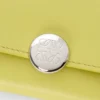 Pebble Small Vertical Wallet in Shiny Nappa Calfskin