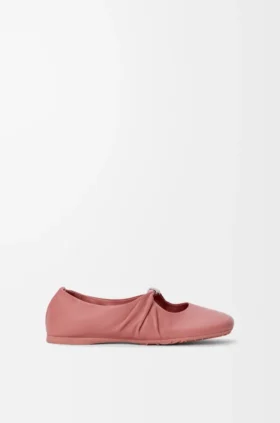 Pebble Soft Ballerina in Nappa Lambskin