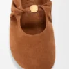 Pebble Soft Ballerina in Suede Goatskin Pebble Soft Ballerina in Suede Goatskin