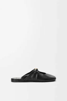 Pebble Soft Mule in Nappa Lambskin