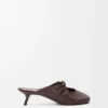Pebble Soft Mule in Nappa Lambskin