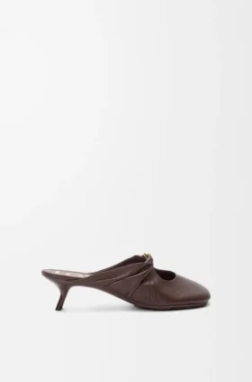 Pebble Soft Mule in Nappa Lambskin