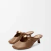 Pebble Soft Mule in Nappa Lambskin