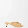 Pebble Soft Slide in Raffia-Effect Fabric Pebble Soft Slide in Raffia-Effect Fabric