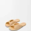 Pebble Soft Slide in Raffia-Effect Fabric Pebble Soft Slide in Raffia-Effect Fabric