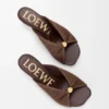 Pebble Soft Slide in Raffia-Effect Fabric Pebble Soft Slide in Raffia-Effect Fabric