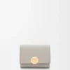 Pebble Trifold Wallet in Shiny Nappa Calfskin