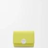 Pebble Trifold Wallet in Shiny Nappa Calfskin