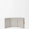 Pebble Trifold Wallet in Shiny Nappa Calfskin