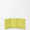 Pebble Trifold Wallet in Shiny Nappa Calfskin