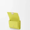 Pebble Trifold Wallet in Shiny Nappa Calfskin