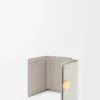 Pebble Trifold Wallet in Shiny Nappa Calfskin
