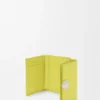 Pebble Trifold Wallet in Shiny Nappa Calfskin