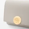 Pebble Trifold Wallet in Shiny Nappa Calfskin