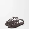 Petal Anagram Sandal in Calfskin Petal Anagram Sandal in Calfskin
