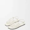 Petal Anagram Sandal in Calfskin Petal Anagram Sandal in Calfskin