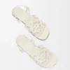 Petal Anagram Sandal in Calfskin Petal Anagram Sandal in Calfskin