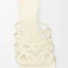Petal Anagram Slide in Soft Calfskin