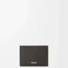 Plain Cardholder in Textured Classic Calfskin